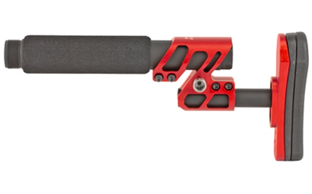 Picture of Odin Works Stock Zulu 2.0 W/Padded Buffer Tube Red For Ar-15 OSZULUKITRED