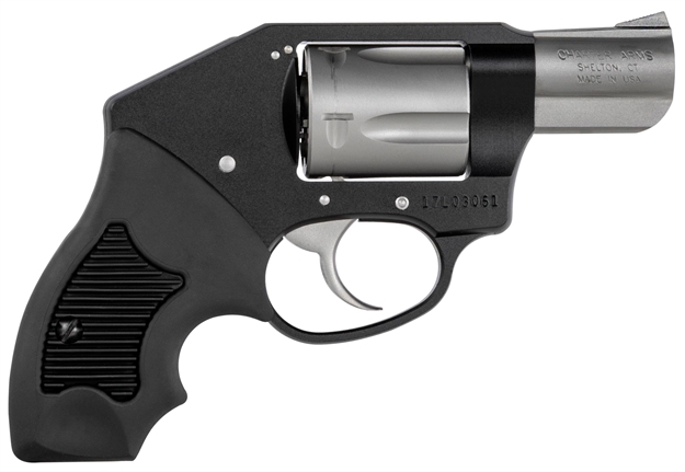Picture of  Charter Arms 53911 Off Duty  Compact 38 Special, 5 Shot 2" Matte Stainless Steel Barrel & Cylinder, Black Aluminum Frame W/Black Finger Grooved Rubber Grip