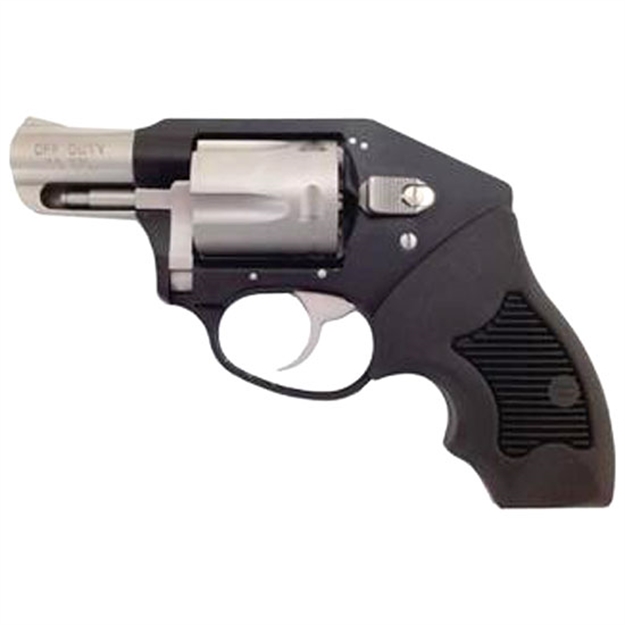 Picture of  Charter Arms 53911 Off Duty  Compact 38 Special, 5 Shot 2" Matte Stainless Steel Barrel & Cylinder, Black Aluminum Frame W/Black Finger Grooved Rubber Grip 678958539110