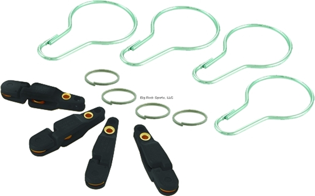 Picture of Off Shore Adjustable Board Release Med W/Split Rnge Wire Loop Blk 4 PK