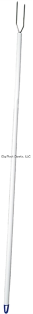 Picture of O&H Double Prong Flounder Gig White Pvc Handle, 1"X48", 3/16"Dia SS