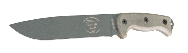 Picture of Okc 8628 Rtak-Ii Fixed 10.5" 5160 Steel Green Drop Point Tan Micarta
