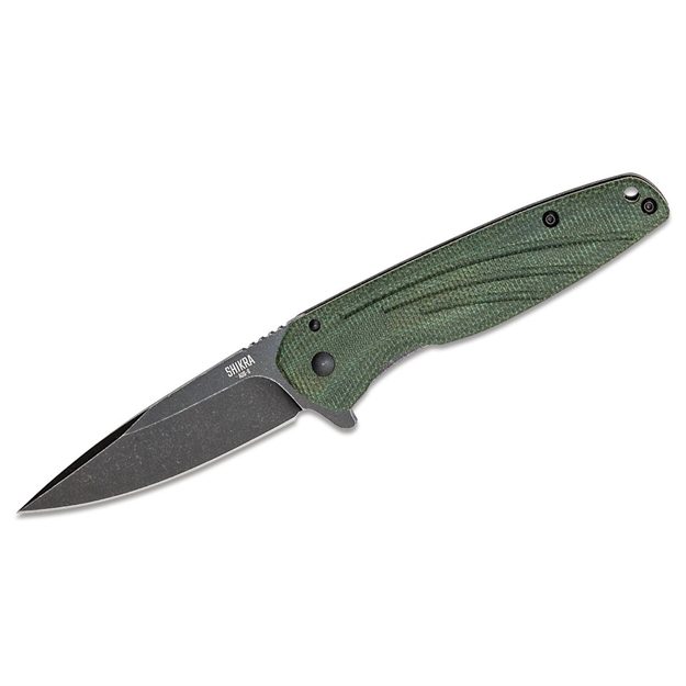 Picture of Okc Shikra Folder 3.2 IN Green Micarta-Titanium Handle 8599GR-EXCLUSIVE