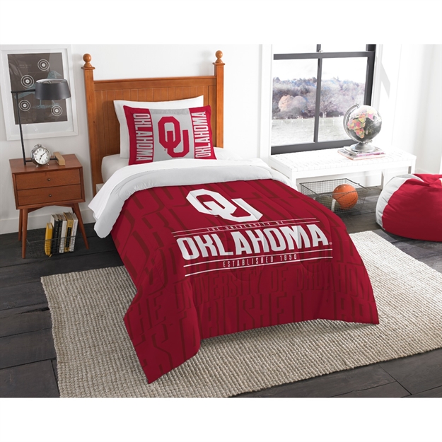 Picture of Oklahoma Sooners Twin Comforter Set