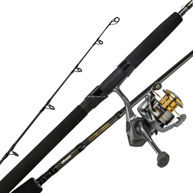 Picture of Okuma Avenger Spin Combo 7' MH  Carbon Rod 6Bb+1Rb Baitfeeder Split Neo Cork Grips Flex Reinforce Tip