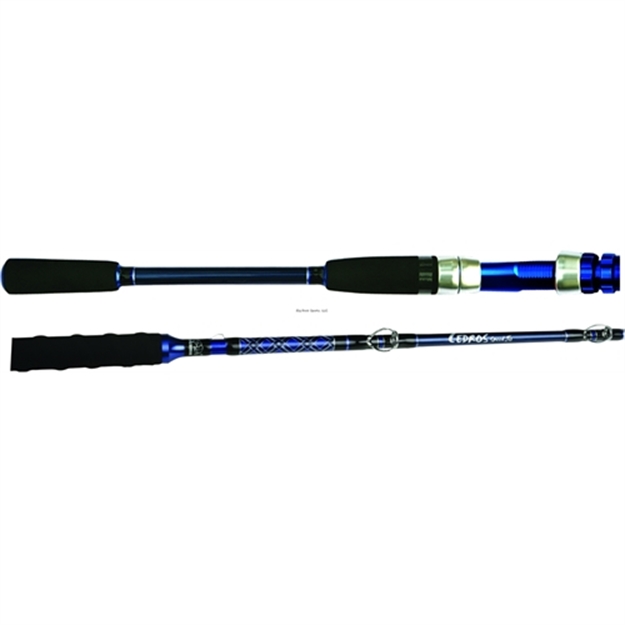 Picture of Okuma Fishing Tackle Cedros Cast Rod, 6'6", 1 Pc, Mod. F, Med Hvy, 3-7 OZ Lures, 9 Guides + Tip