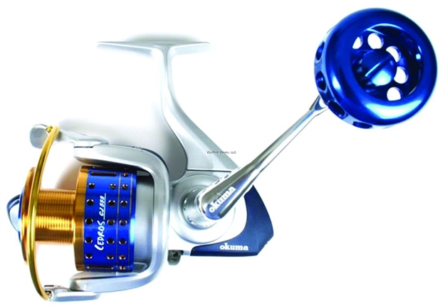 Picture of Okuma Fishing Tackle Cedros Spinning Reel, 4Bb + 1Rb, 6.2:1 Ratio, Machined Alum Spool, Mono 10/380, 12/340, 15/240