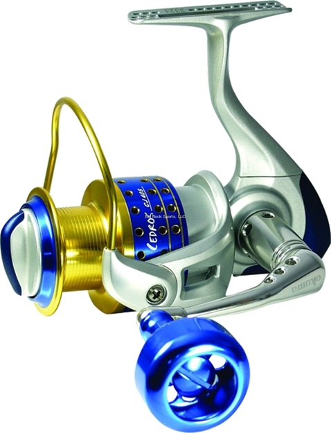 Picture of Okuma Fishing Tackle Cedros Spinning Reel, 4Bb + 1Rb, 6.2:1 Ratio, Machined Alum Spool, Mono 8/270, 10/190, 12/170