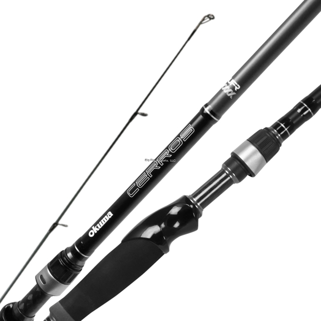 Picture of Okuma Cerros 7Ft MH 2-Piece Spinning Rod 24-Tton Carbon Construction Split Rear Grip Handle, 10-20Lb.