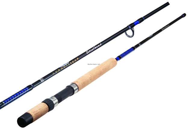 Picture of Okuma Fishing Tackle Connoisseur Spinning Rod, 10', 2 Pc, Mod. F, Med Lt, 1/8-1/4 OZ Lures, 6 LB - 12 LB Line, 9 Guides + Tip