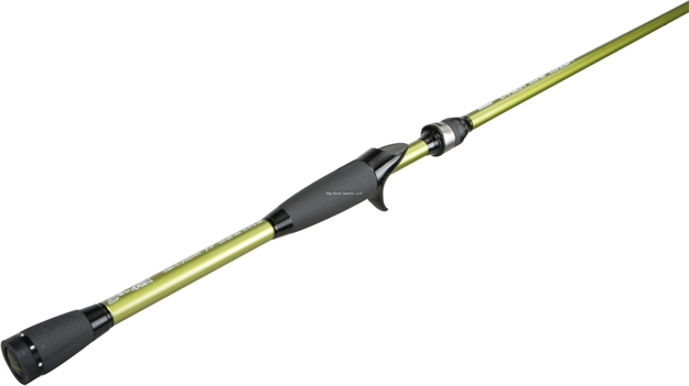 Picture of Okuma Fishing Tackle Dead Eye Cast Rod, 7'6", 2 Pc, Mod., Med, 1/2-2 1/2 OZ Lures, 10 LB - 20 LB Line, 7 Guides + Tip