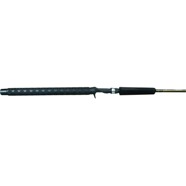 Picture of Okuma Fishing Tackle Dead Eye Cast Rod, 7'6", 2 Pc, Slow, Med Lt, 1/2-2 OZ Lures, 8 LB - 17 LB Line, 9 Guides + Tip