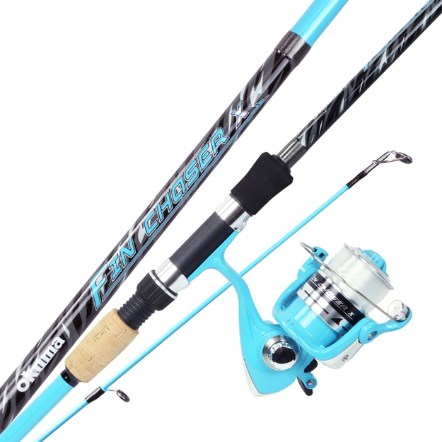 Picture of Okuma Fin Chaser X Series Spinning Combo Sky Blue 7Ft Rod FNX-70-40SB