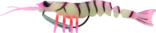 Picture of Savage Gear Tpe 3D Shrimp, Pink Glow, 2 1/2", 3/25 Oz, Sinking