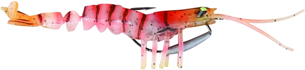 Picture of Savage Gear Tpe 3D Shrimp, Red, 4", 1/4 Oz, Sinking