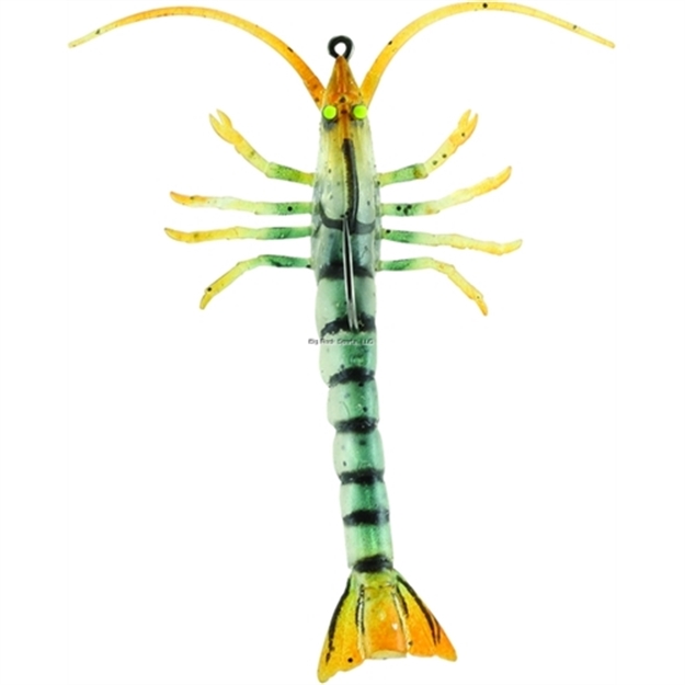 Picture of Savage Gear Tpe 3D Shrimp W/Exposed Hook 4" 3/8Oz Natural