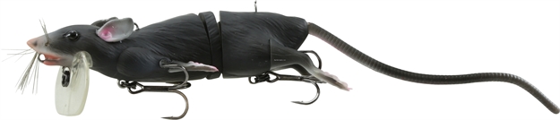 Picture of Savage Gear 3D Rat Bait Black 11 3/4"