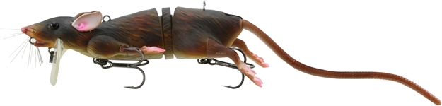 Picture of Savage Gear 3D Rat Bait Brown 11 3/4"
