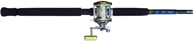 Picture of Okuma Fishing Tackle Avenger Baitfeeder Combo 7' Trolling 1Pc Med 420/20Lb With Line