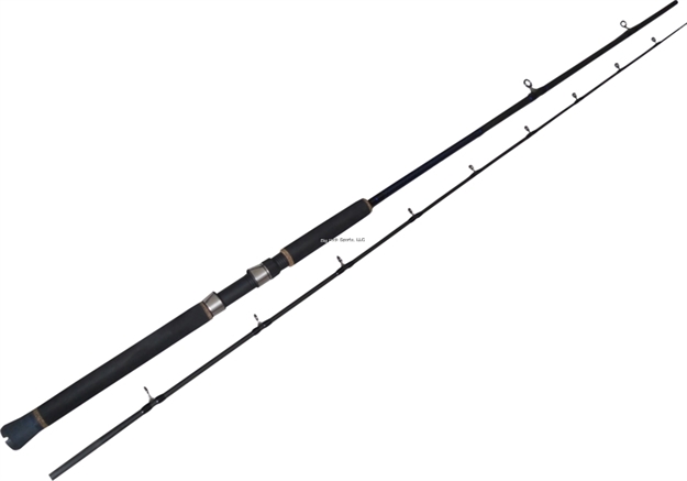 Picture of Okuma Fishing Tackle Blue Diamond A Cast Rod, 8'6", 2 Pc, Slow/Mod., Med, 12 LB - 25 LB Line, 11 Guides + Tip
