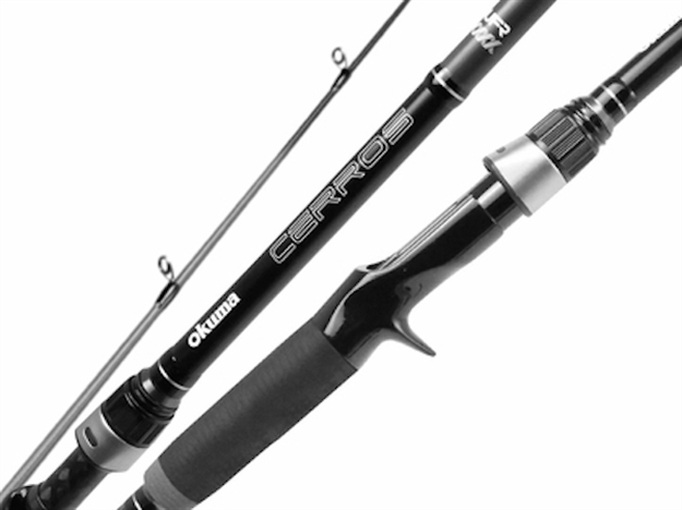 Picture of Okuma Fishing Tackle Cerros 7Ft M 1Pc Casting Rod 24-Tton Carbon Construction Split Rear Grip Handle Jerkbait/Topwater