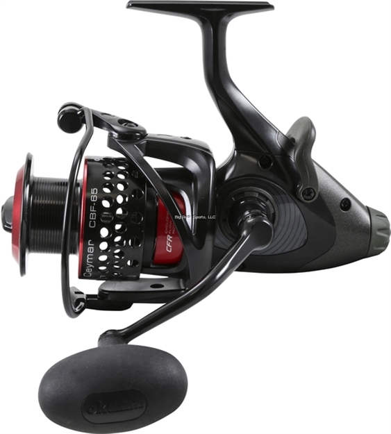 Picture of Okuma Fishing Tackle Ceymar Baitfeeder Spinning Reel, 65, 7Bb+1Rb, 280/16 (0.37), 235/20 (0.41), 190/25 (0.45), 4.8:1