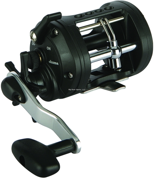 Picture of Okuma Fishing Tackle Classic Clx Levelwind Reel, 3.8:1 Ratio, Graphite Spool, Mono 15/510, 20/420