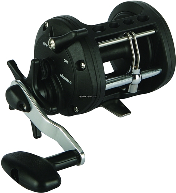 Picture of Okuma Fishing Tackle Classic Clx Levelwind Reel, 3.8:1 Ratio, Graphite Spool, Mono 20/580, 25/430