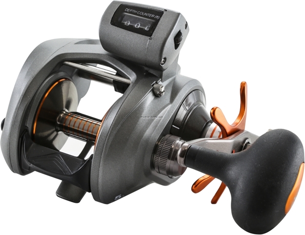 Picture of Okuma Fishing Tackle Coldwater 350 Low Profile Linecounter Reel, 5.4:1, 3Bb+1Rb, 290/14 (0.37), 220/20 (0.42), 130/30 (0.55)