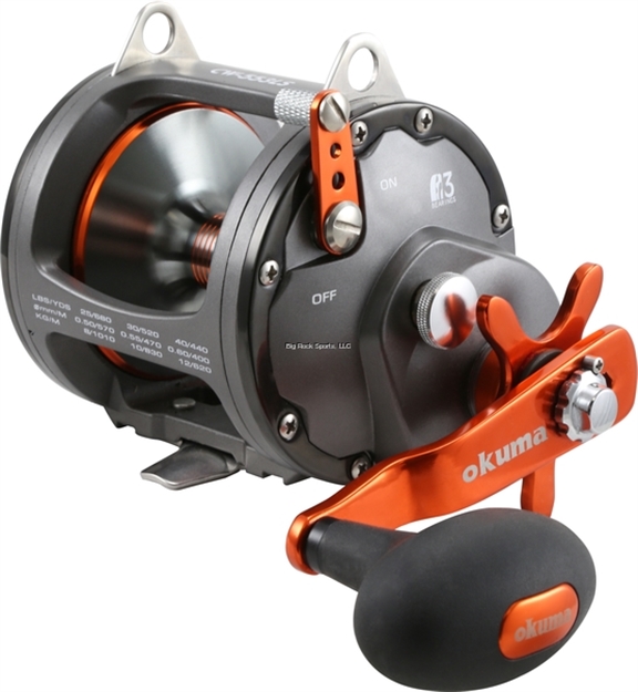 Picture of Okuma Fishing Tackle Coldwater Wireline Conventional Reel, 3 Bb, 6.2:1, 510Yds/15# Mono