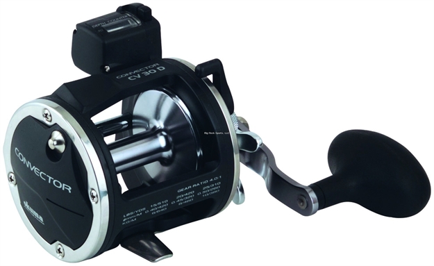 Picture of Okuma Fishing Tackle Convector Line Counter Reel, 2Bb + 1Rb, 5.1:1 Ratio, Alum Spool, Braid 30/630