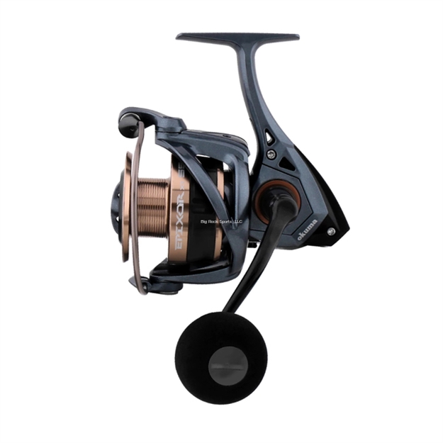 Picture of Okuma Fishing Tackle Epixor Epxt-55P RH Spin Reel, Standard Speed,  Power Handle, 7Bb+1Rb, 5:0:1 , Mono: 310/12# 215/16# 180/20#