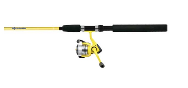 Picture of Okuma Fishing Tackle Fin-Chaser Spinning Combo, 40-Sz Reel, With Line, 1Bb, Alum Spool, 270/8, 190/10, 170/12, 8', MH