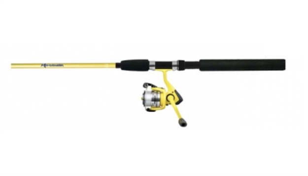 Picture of Okuma Fishing Tackle Fin Chaser "X" Spin Combo, 2-Pcs, 1Bb, Fnx-65 Reel, Yellow