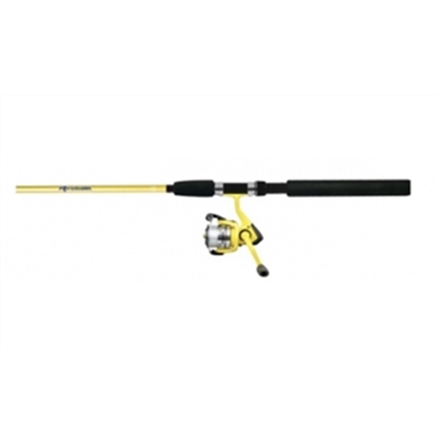 Picture of Okuma Fishing Tackle Fin Chaser "X" Spinning Combo, 6' 6", M, 2-Pcs, 1Bb, Fnx-30, Yellow FNX-662-30YL