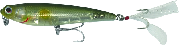 Picture of Savage Gear Hard Mud Minnow Topwater Bait, Olive, 4 1/2", 4/5 Oz, Floating