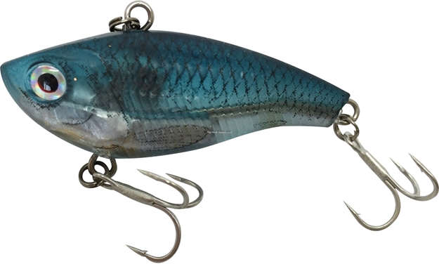 Picture of Savage Gear Tpe Soft Vibe Lipless Crankbait, Silver/Blue Back, 2.5", 3/4 Oz, Sinking