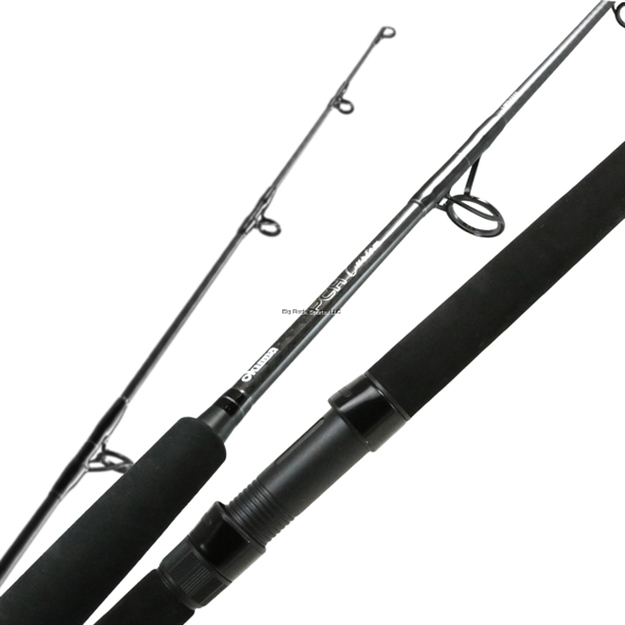 Picture of Okuma Fishing Tackle Pch Custom Conventional 24-Ton Carbon Rod, 7' 1Pc Xxh, Fast, 40-80Lb, 9 Guides+Tip, Tpe Foregrip, Shrink Tube Rear Grip