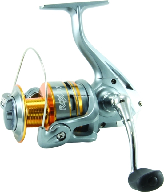 Picture of Okuma Fishing Tackle Rox Spinning Reel, 2Bb, 5.1:1 Ratio, Alum Spool, Mono 4/150, 6/120