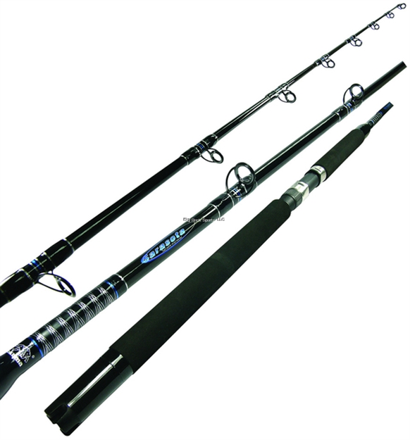 Picture of Okuma Fishing Tackle Sarasota Cast Rod, 6'6", 1 Pc, Mod. F, Med, 20 LB - 40 LB Line, 8 Guides + Tip