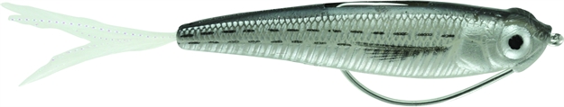 Picture of Savage Gear Tpe Weedless Soft Mud Minnow Topwater Bait, Dirty Silver, 3 1/2", 2/5 Oz, Floating,2 Pcs