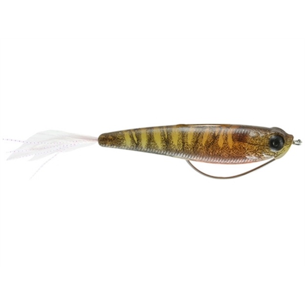 Picture of Savage Gear Tpe Weedless Soft Mud Minnow Topwater Bait, Shrimp, 3 1/2", 2/5 Oz, Floating,2 Pcs