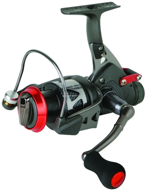 Picture of Okuma Fishing Tackle Trio Baitfeeder Spinning Reel, 9Bb + 1Rb, 4.8:1 Ratio, Graphite Arbor & Alum Lip Spool Trio Bf-80