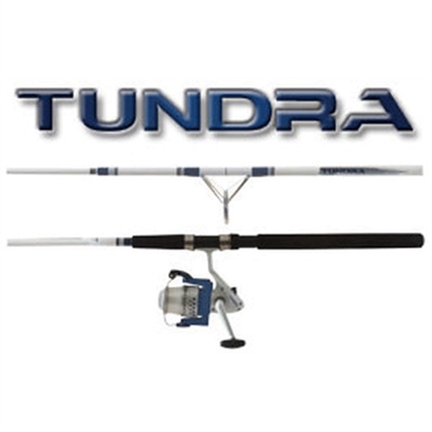 Picture of Okuma Fishing Tackle Tundra HD Spinning Combo, 65-Sz Reel, With Line, 1Bb, 4.5:1, Graphite Spool, 540/12, 390/15, 320/20, 10' TBF-1002-65