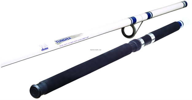 Picture of Okuma Fishing Tackle Tundra Spinning Rod, 15', 3 Pc, Mod./Mod. F, Med Hvy, 2-8 OZ Lures, 10 LB - 30 LB Line, 5 Guides + Tip