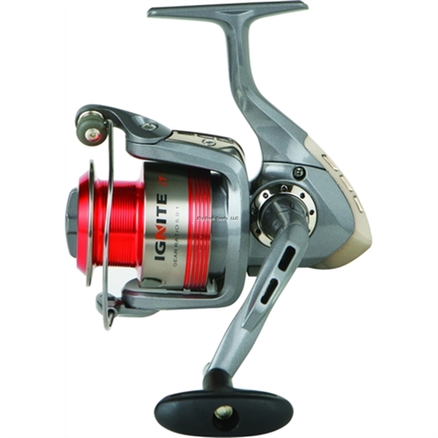 Picture of Okuma Fishing Tackle Ignite A Series Spinning Reel, 4Bb + 1Rb, 5.0:1 Ratio, Alum Spool, Mono 6/200, 8/160, 10/110