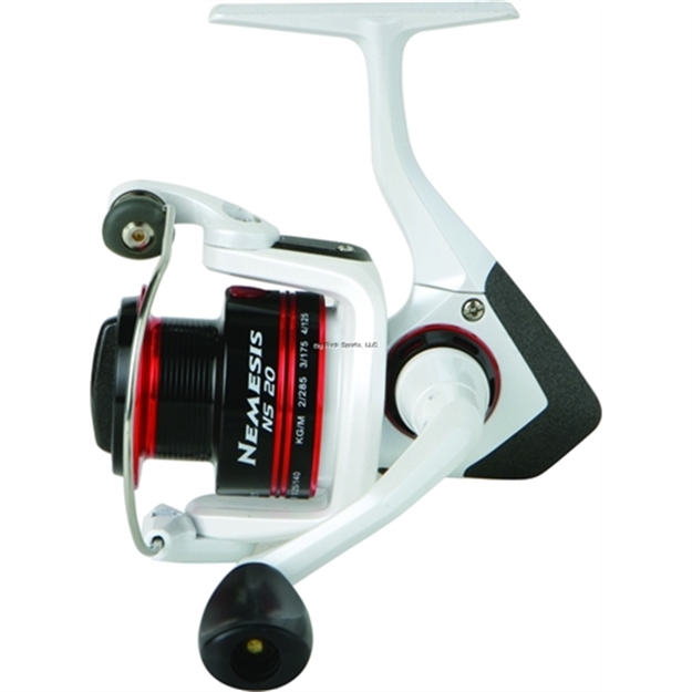 Picture of Okuma Fishing Tackle Nemesis Spinning Reel, 3Bb + 1Rb, 5.0:1 Ratio, Machined Alum Spool, Mono 4/310, 6/200, 8/150