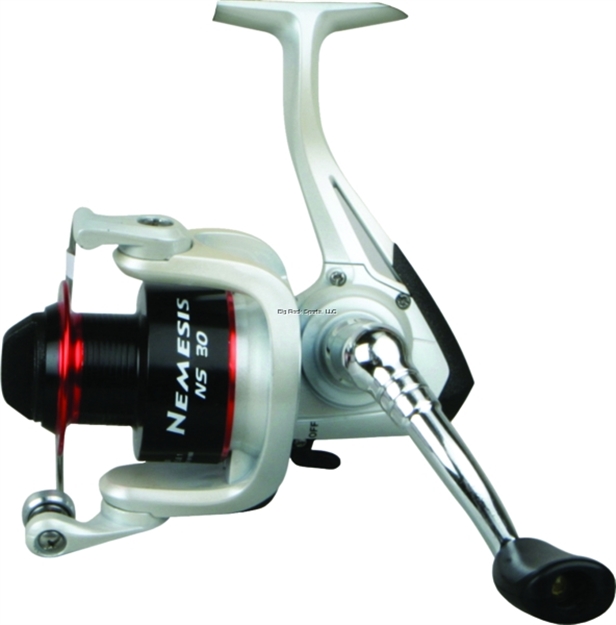 Picture of Okuma Fishing Tackle Nemesis Spinning Reel, 3Bb + 1Rb, 5.0:1 Ratio, Machined Alum Spool, Mono 4/355, 6/225, 8/175