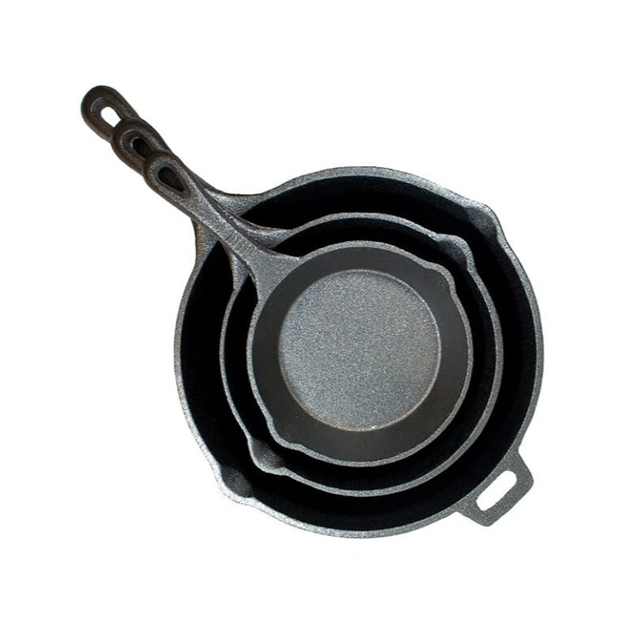 Picture of Old Mountain 3 Piece Skillet Set 6.5 IN 8 IN 10.5 IN
