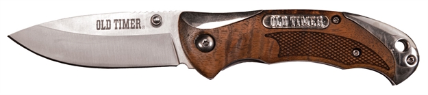 Picture of Old Timer Timer Knife Ironwood Sprng Asst 3" Bld W/Nickle/Slvr Caps 1084274